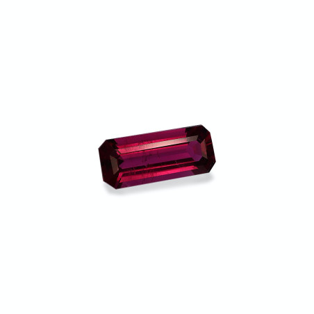 红碧榴石 taille 矩形的 粉色 1.29 carats
