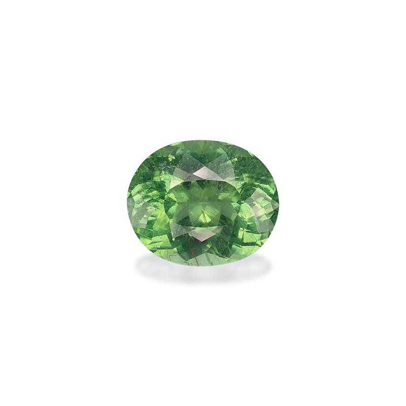 帕拉伊巴电气石 taille 椭圆形 绿色 4.92 carats