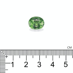 Ovale geslepen groene Paraiba-toermalijn van 4,92 karaat