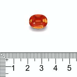 spessartiet ovale oranje 8.45 karaat
