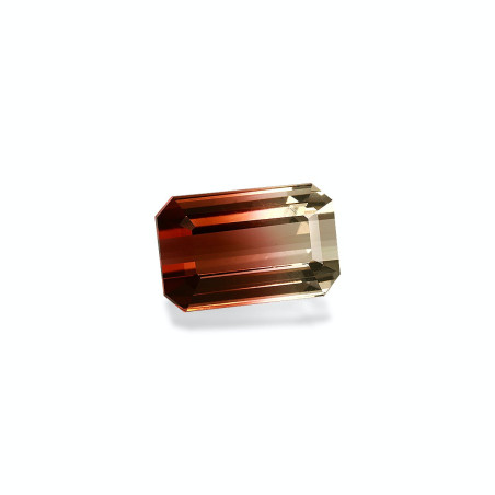 bi colour tourmaline الحجم مستطيلي  8.52 