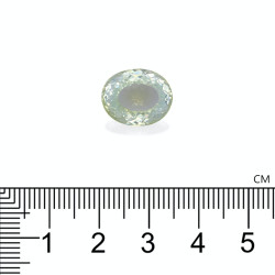 Tourmaline Paraiba lengte OVAL Blasses Gr&uuml;n 7.67 karaten