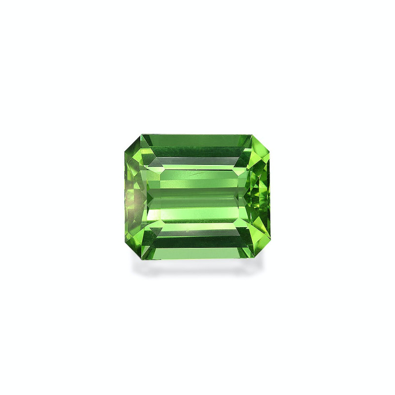 Péridot taille RECTANGULARE Lime Green 16.50 carats