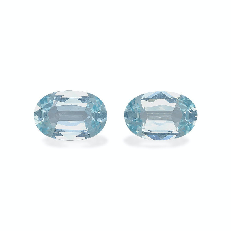 Aigue-Marine taille OVALE Baby Blue 12.95 carats