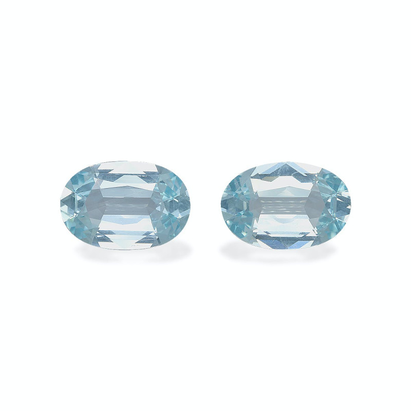 Aquamarin lengte OVAL Baby blau 10.79 karaten