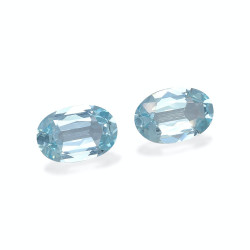 Ovaal geslepen Baby Blauwe Aquamarijn van 12.95 karaat