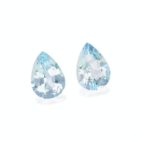 Pear-cut Aquamarine Baby Blue 7.16 carats