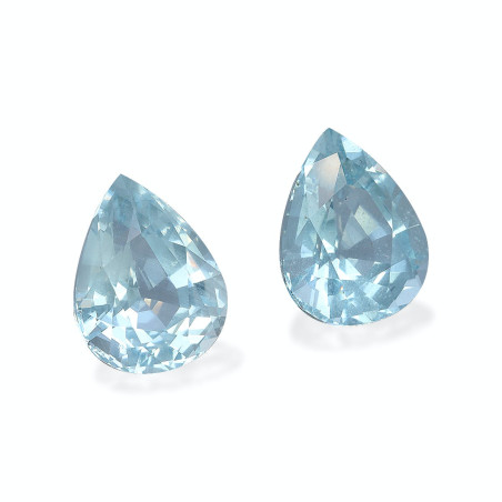 海蓝宝 taille 梨子 蔚蓝色的婴儿 20.40 carats