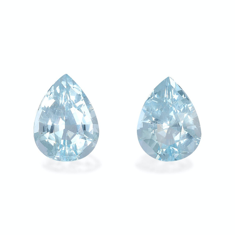海蓝宝 taille 梨子 蔚蓝色的婴儿 9.77 carats
