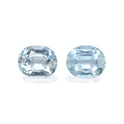 OVAL-cut Aquamarine Baby...