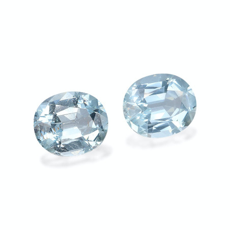 Aigue-Marine taille OVALE Baby Blue 10.86 carats