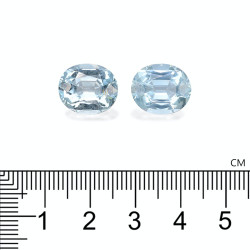 Ovaal geslepen Baby Blauwe Aquamarijn van 10,86 karaat