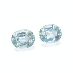 Ovaal geslepen Baby Blauwe Aquamarijn van 6,78 karaat