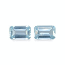 RECTANGULAR-cut Aquamarine...