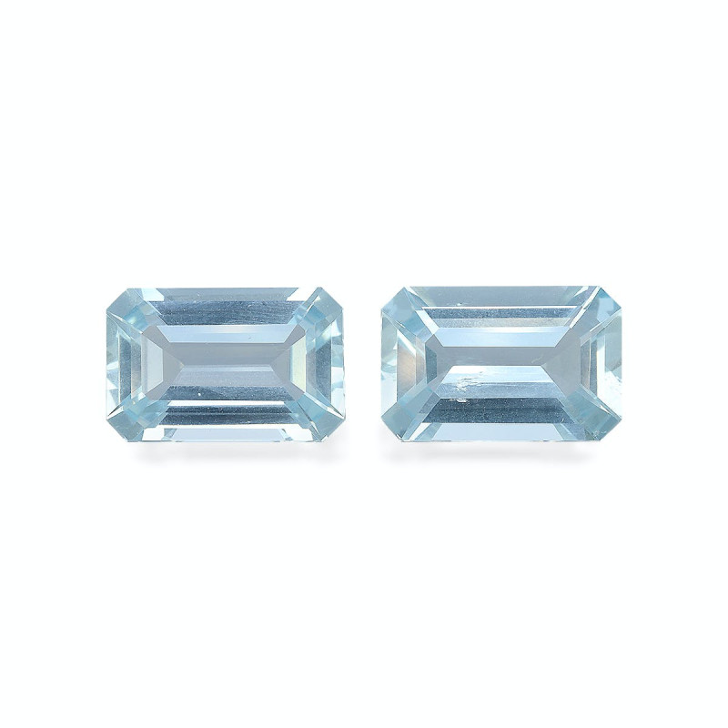 Aguamarina taille RECTANGULARE Baby Blue 16.11 carats