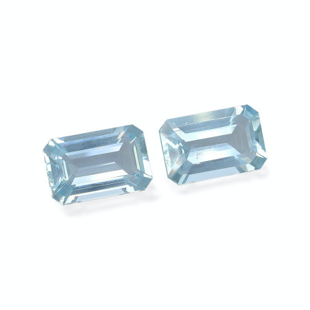 Aigue-Marine taille RECTANGULARE Baby Blue 16.11 carats