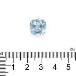 Kussen geslepen Hemelsblauwe Aquamarijn 7.29 karaat