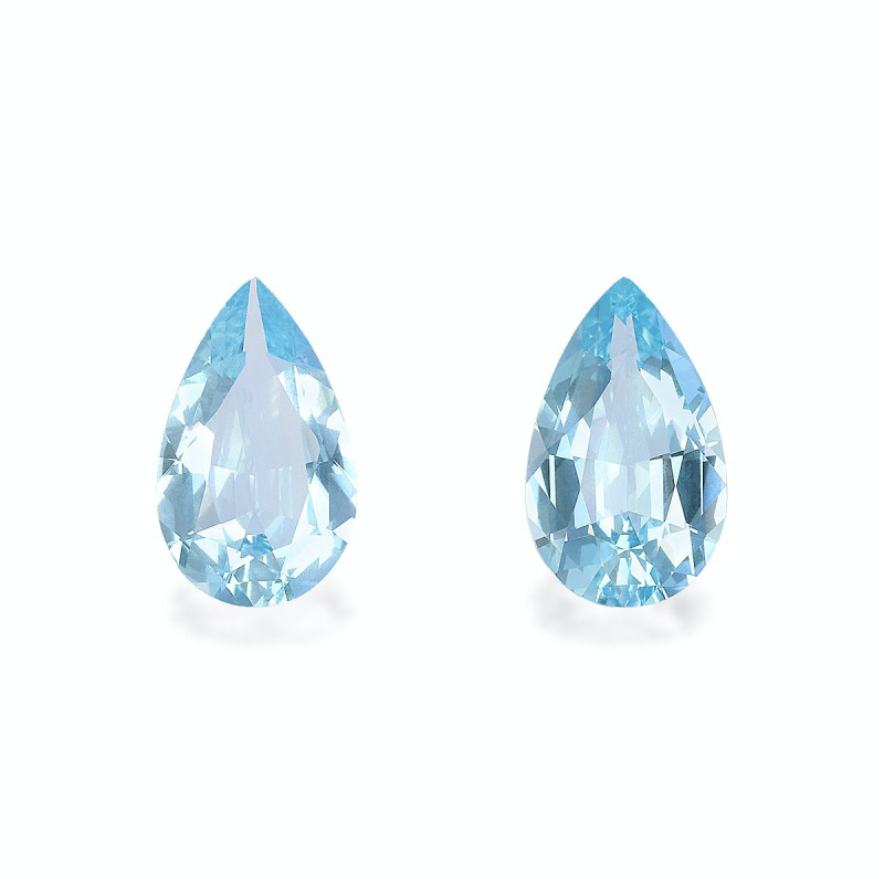 Aquamarin lengte Birne Blau 7.55 karaten