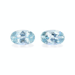 OVAL-cut Aquamarine Sky...