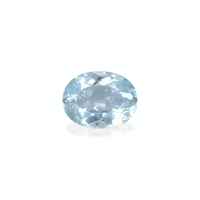 OVAL-cut Aquamarine Sky Blue 3.36 carats