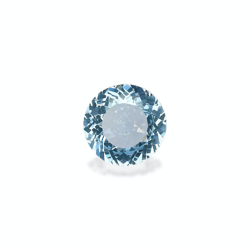 ROUND-cut Aquamarine Baby Blue 1.83 carats