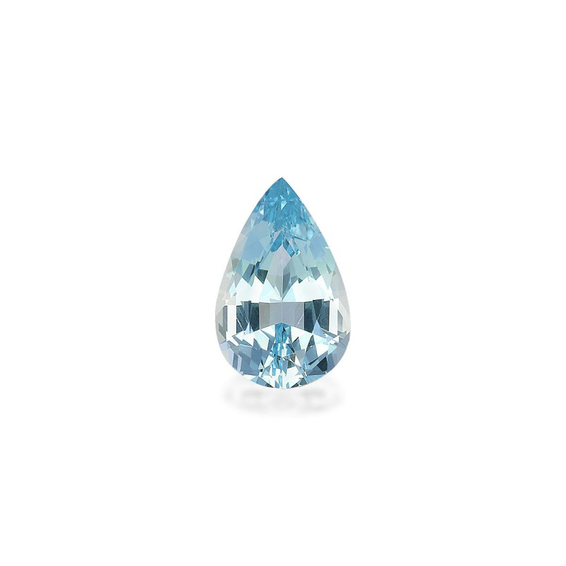 Aquamarin lengte Birne Blau 2.76 karaten