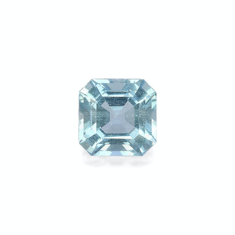 SQUARE-cut Aquamarine Baby Blue 2.41 carats
