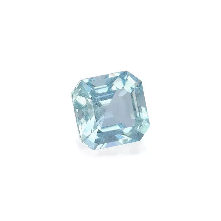Aigue-Marine taille CARR&Eacute; Baby Blue 2.41 carats