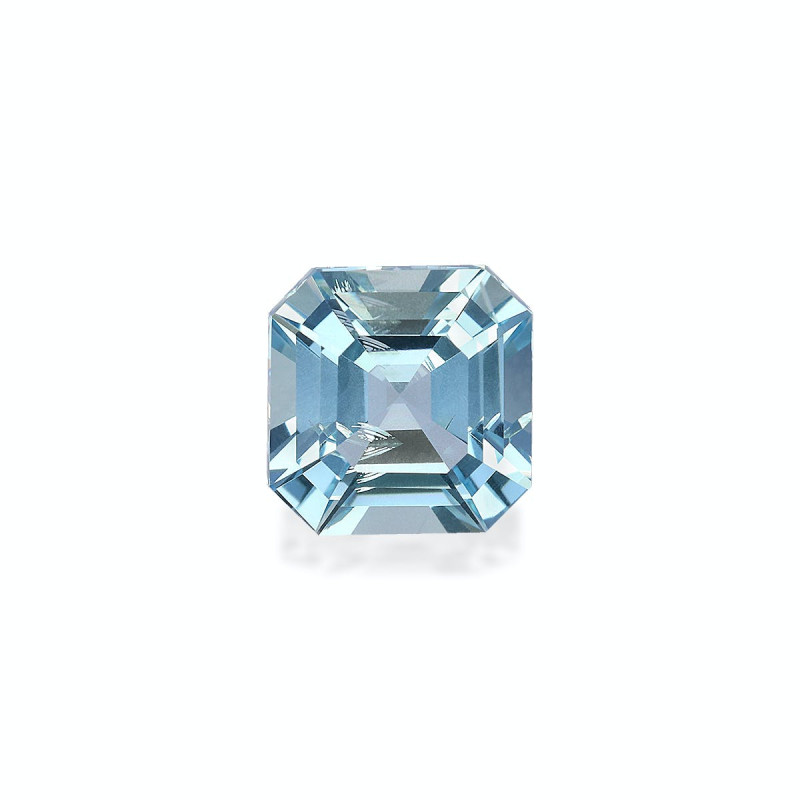 SQUARE-cut Aquamarine Baby Blue 1.47 carats