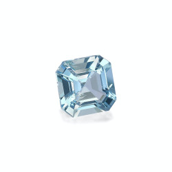 Vierkant geslepen Aquamarijn Baby Blauw 1.47 karaat