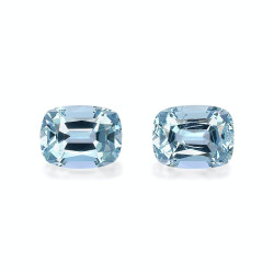 CUSHION-cut Aquamarine Ice...