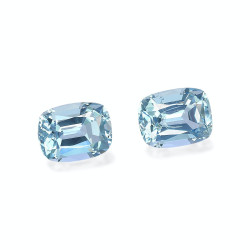 Kussen geslepen IJsblauwe Aquamarijn van 2,10 karaat