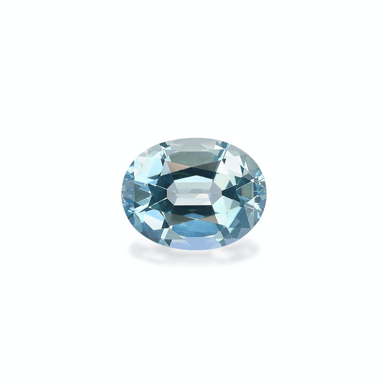 OVAL-cut Aquamarine Baby Blue 1.90 carats
