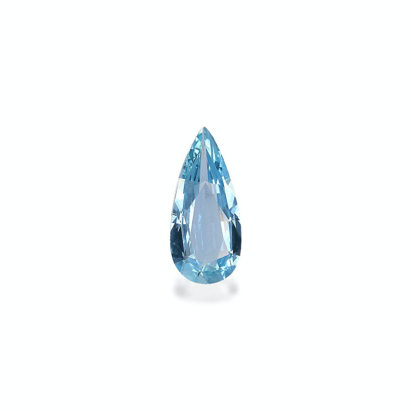 Aquamarin lengte Birne Blau 1.14 karaten