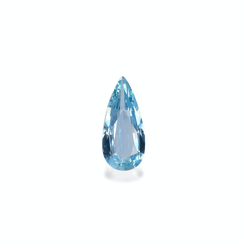 Pear-cut Aquamarine Ice Blue 1.14 carats