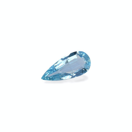 Pear-cut Aquamarine Blue 1.14 carats