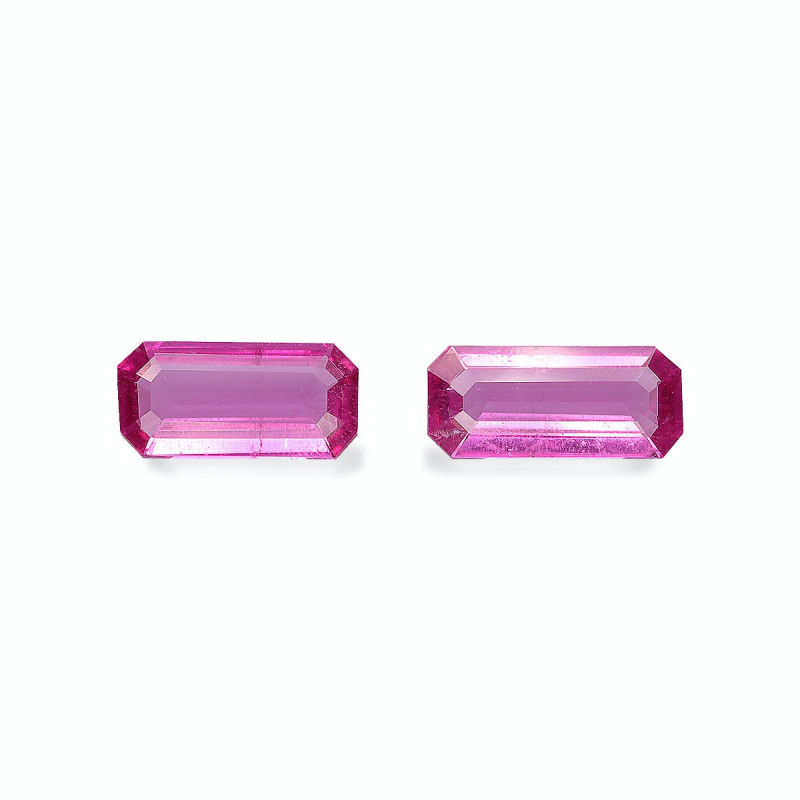 Rubellite taille RECTANGULARE Fuscia Pink 1.52 carats