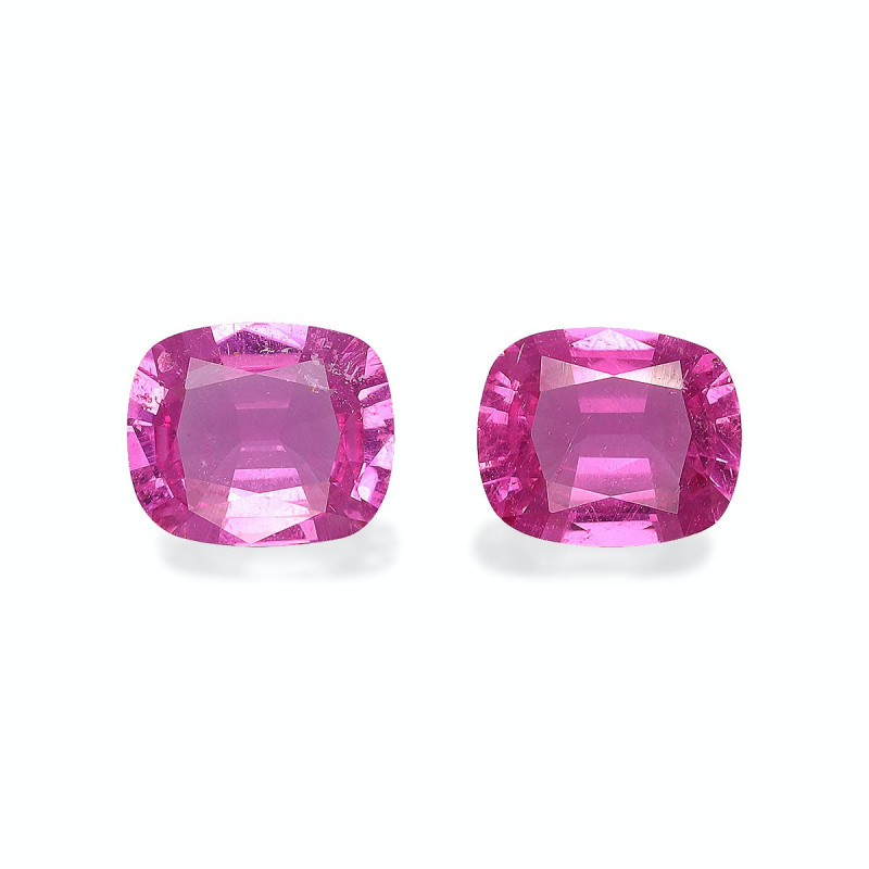 CUSHION-cut Rubellite Tourmaline Fuscia Pink 1.40 carats