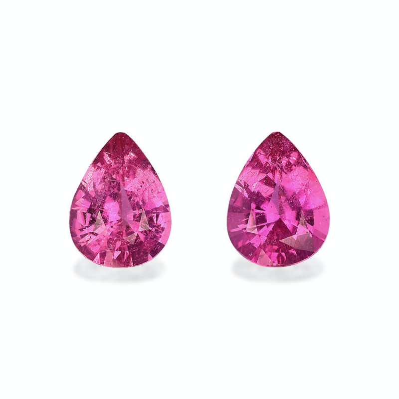Rubellite taille Poire Fuscia Pink 1.55 carats