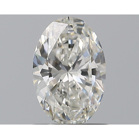 الماس على شكل بيضاوي بوزن 1.01 قيراط