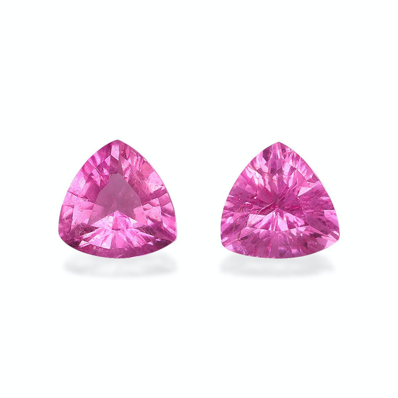 Rubellite taille Trilliant Fuscia Pink 1.30 carats