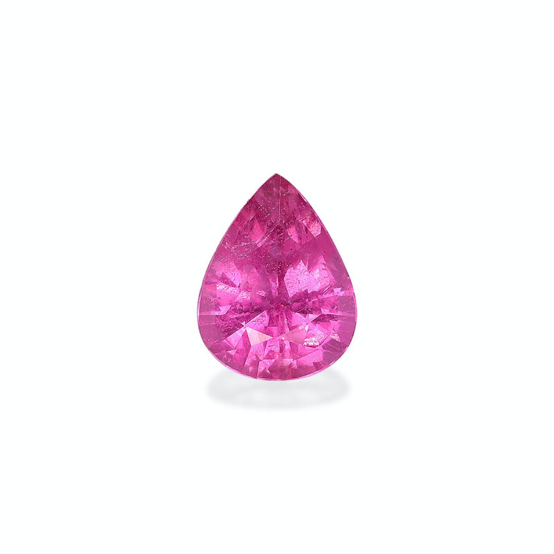 红碧榴石 taille 梨子 紫红色粉红 1.28 carats