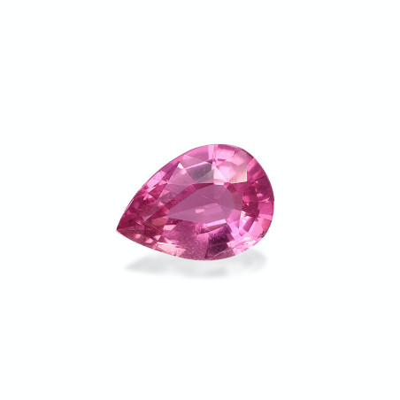 Rubelita taille Poire Fuscia Pink 1.36 carats