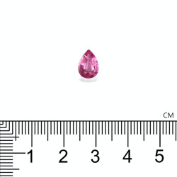 Rubelliet Peer Geslepen Fuscia Roze 1,36 karaat