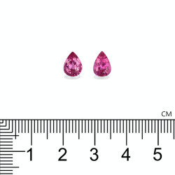 Rubelliet Peer Geslepen Fuscia Roze 1,83 karaat