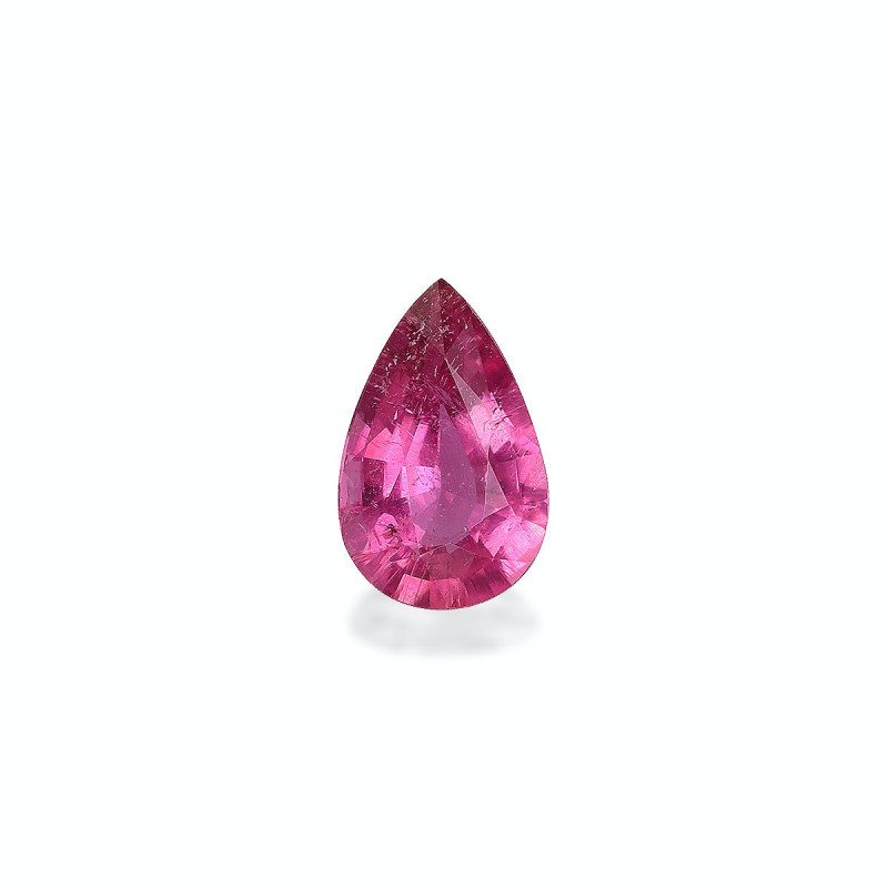 红碧榴石 taille 梨子 紫红色粉红 1.21 carats