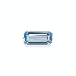 海蓝宝 taille 矩形的 蓝色 1.35 carats