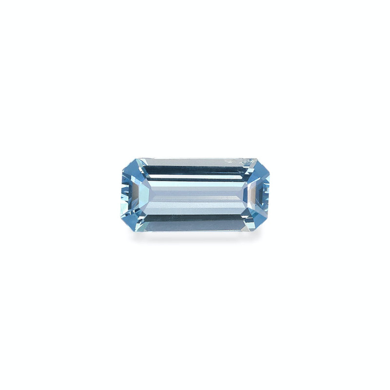 Aquamarin lengte RECHTECKIG Blau 1.35 karaten