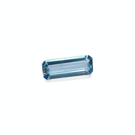 Aigue-Marine taille RECTANGULARE Bleu 1.05 carats