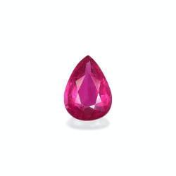 梨形切割紫红色碧玺3.25克拉